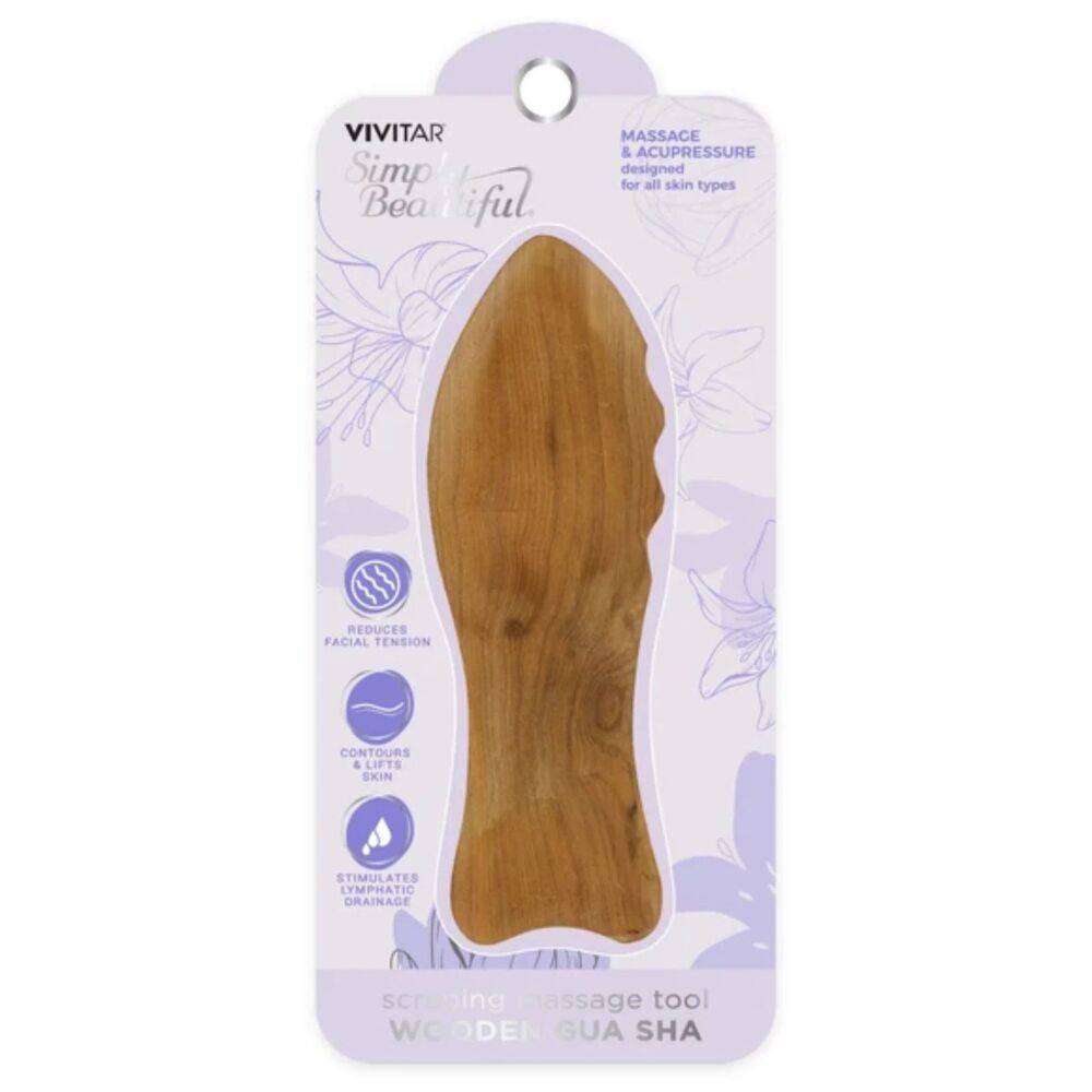 "Simply Beautiful" Wooden Gua Sha Tool - Your Daily Spa Session at Home!